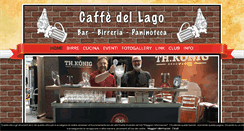 Desktop Screenshot of caffedellago.com